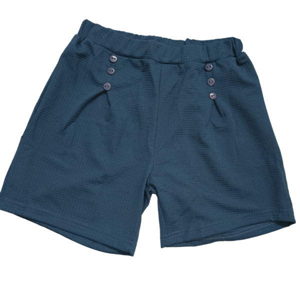 Ladies Fancy Button Shorts