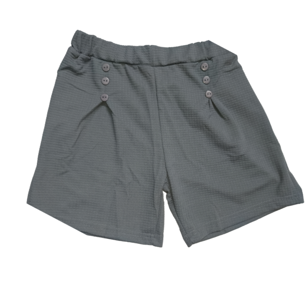 Ladies Fancy Button Shorts
