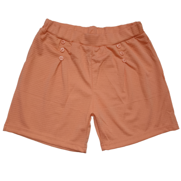 Ladies Fancy Button Shorts