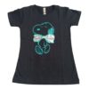 HONEY BEE GIRLS TOP BLACK-GODZEE