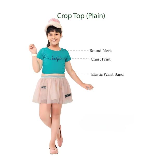 GIRLS-CROP-TOP-PLAIN