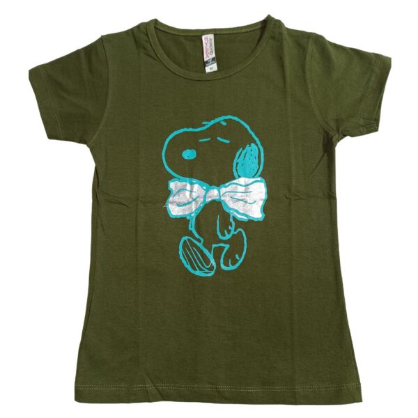 HONEY BEE GIRLS TOP GREEN-GODZEE