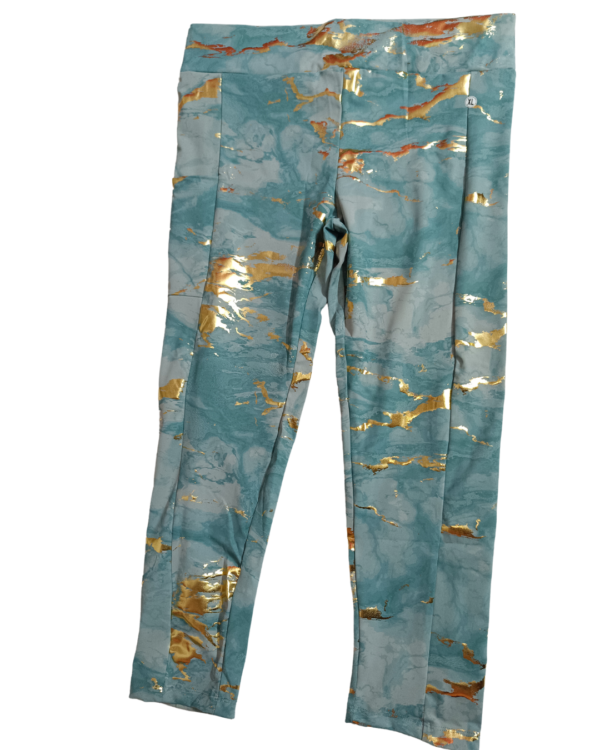 Ladies Jeggings Green-Godzee Garments