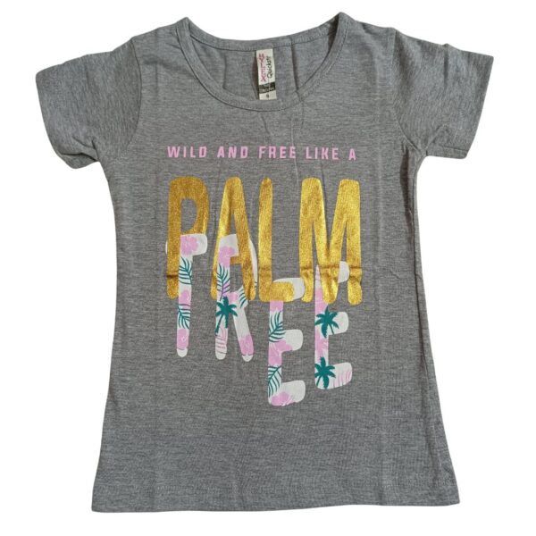 HONEY BEE GIRLS TOP GREY GODZEE