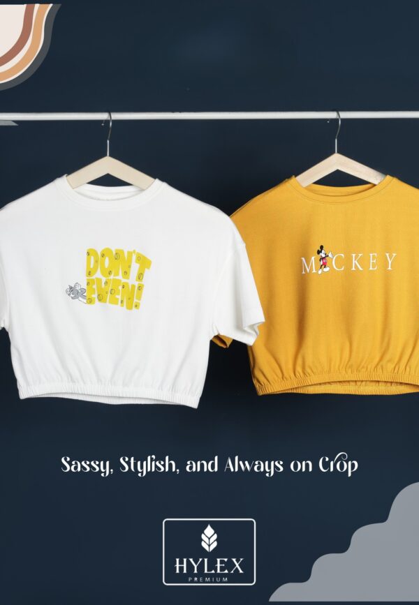 Girls Fancy Crop Top-Godzee Garments