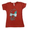 HONEY BEE GIRLS TOP RED GODZEE