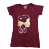HONEY BEE GIRLS TOP MAROON-GODZEE