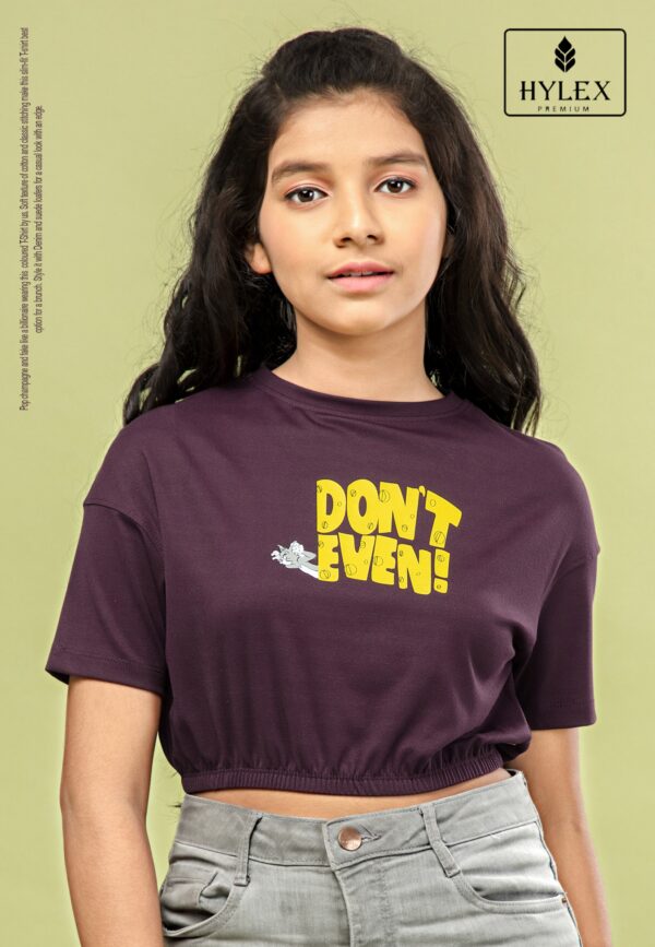 Girls Fancy Crop Top-Godzee Garments
