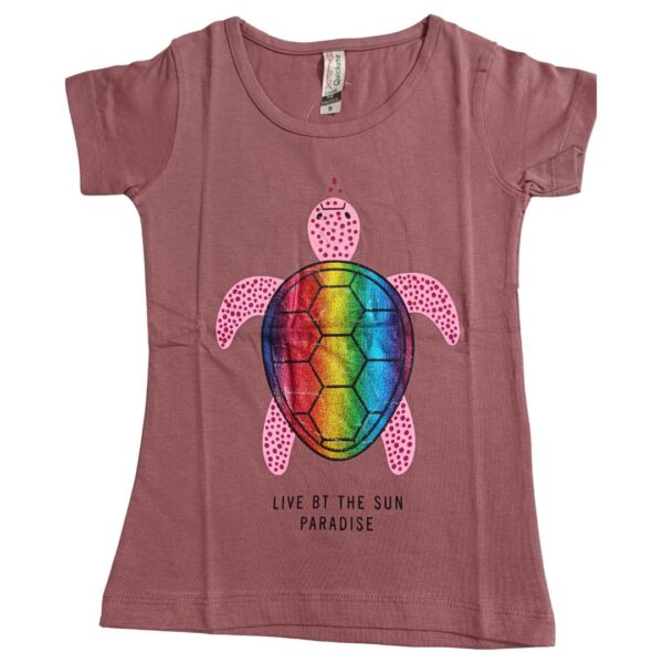 HONEY BEE GIRLS TOP PEACH-GODZEE
