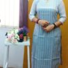 Kurti Leharia Straight Cut Boat Drop Neck - Godzee