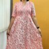 Kurti Lehariya Ziz Zaz Ladies Maxi Top - Godzee