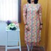 Kurtis Organza Linen Cotton Mixed Top Straight Cut - Godzee