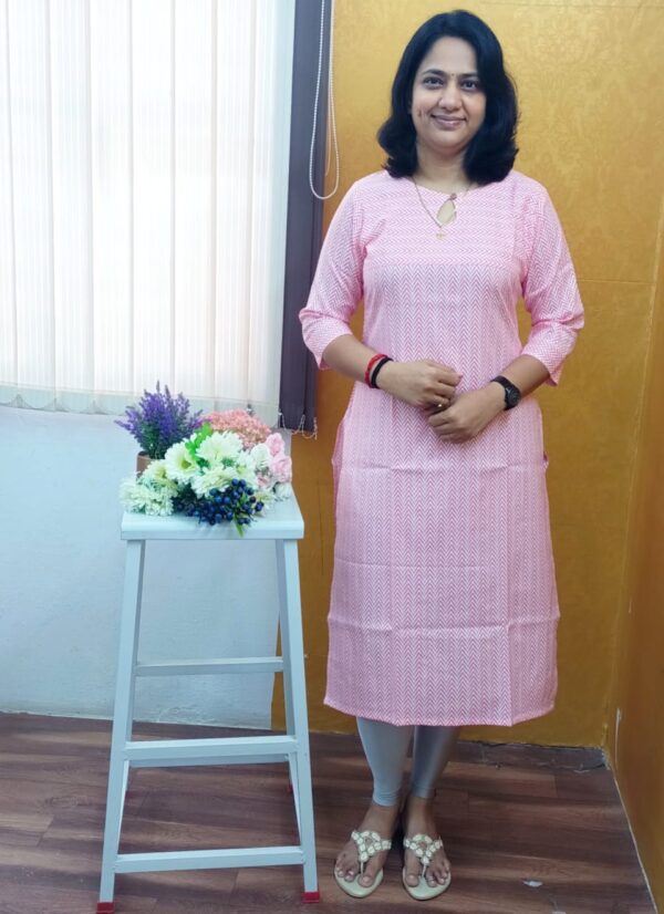 Kurti Leharia Straight Cut Boat Drop Neck - Godzee
