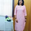 Kurti Leharia Straight Cut Boat Drop Neck - Godzee