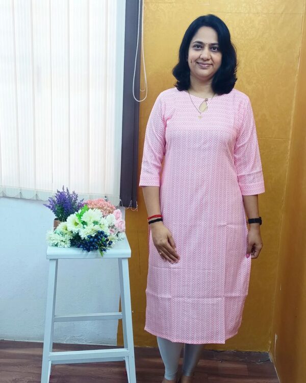 Kurti Leharia Straight Cut Boat Drop Neck - Godzee