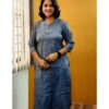 Kurti Leharia Straight Cut with Glittering Line - Godzee