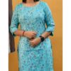 Kurti Flower Model - Straight Cut Boat Neck - Godzee