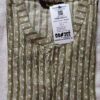 Kurti Standard Stripes Print - Straight Cut Collar Neck-Godzee