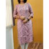 Kurti Flower Model - Straight Cut Boat Neck - Godzee